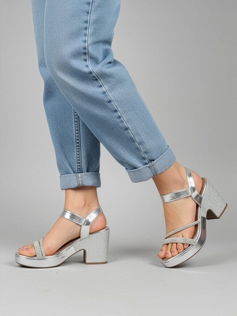 Athnic Heel Sandal